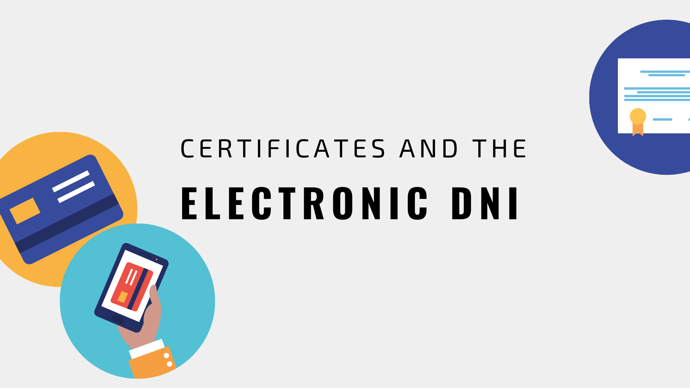 Certificates and electronic DNI